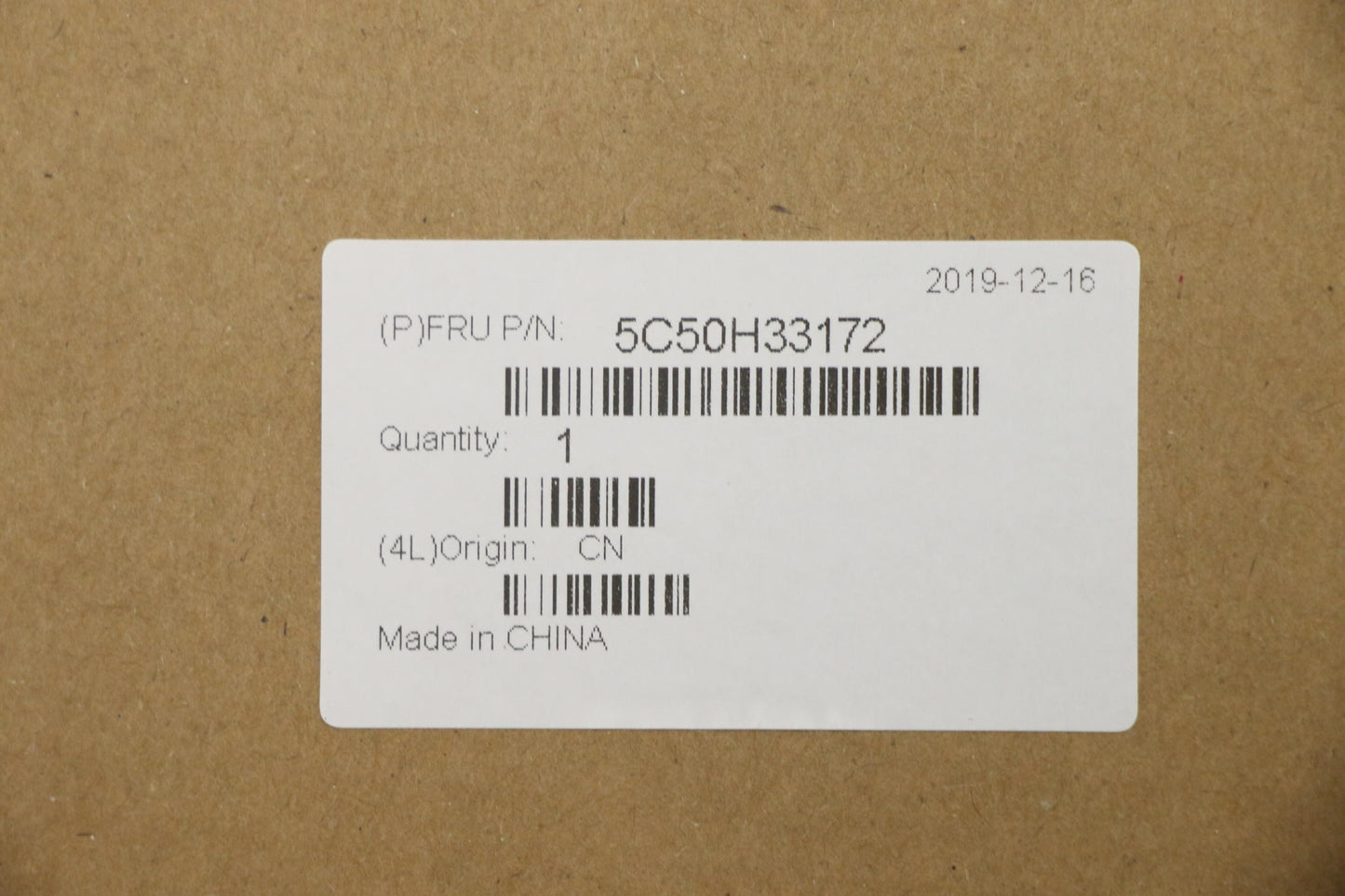 Lenovo Ci Cards Misc Internal - 5C50H33172