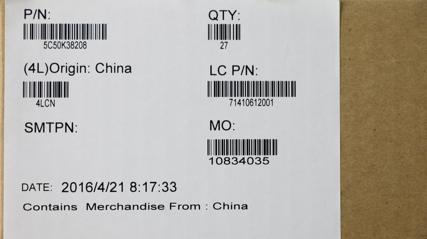 Lenovo Ci Cards Misc Internal - 5C50K38208
