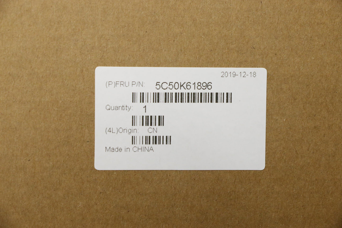 Lenovo Ci Cards Misc Internal - 5C50K61896