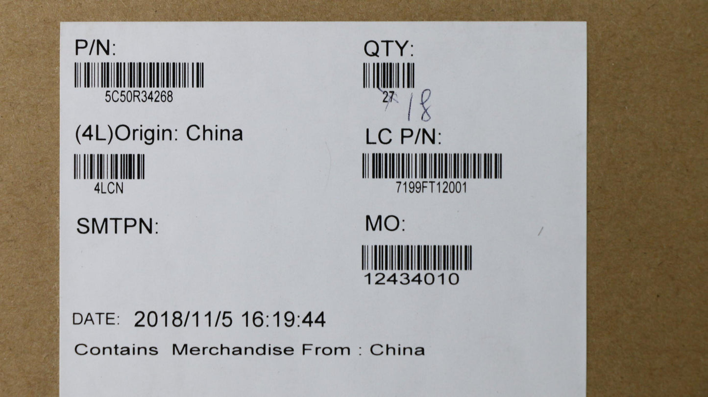 Lenovo Misc Parts Internal Metal Fan - 5C50R34268