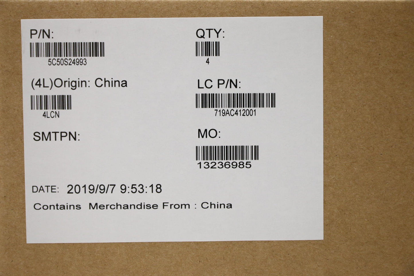 Lenovo USB Board with Cable - 5C50S24993