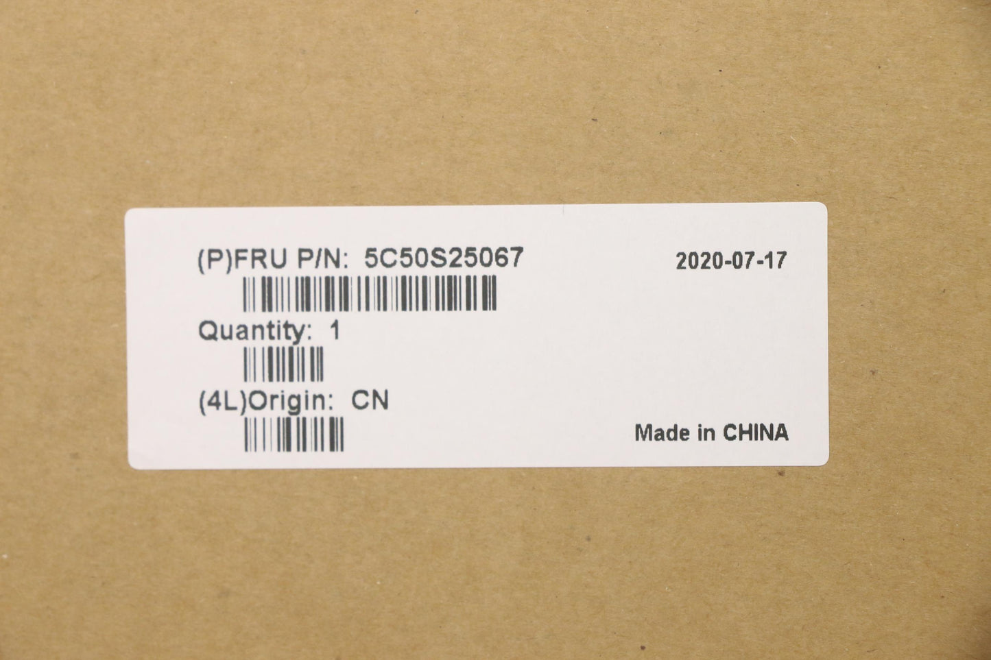 Lenovo Cards Misc Internal; Usb, Audi - 5C50S25067