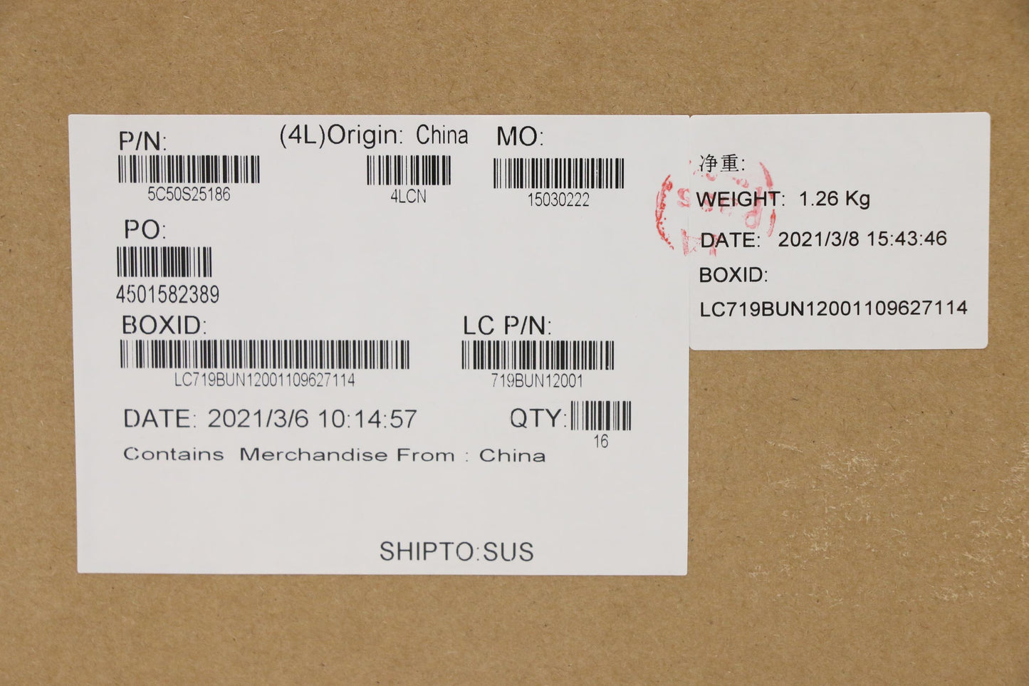 Lenovo USB Board - 5C50S25186