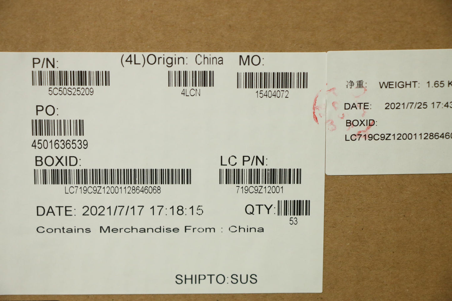 Lenovo Cardpop Usb Board L 82Jh - 5C50S25209