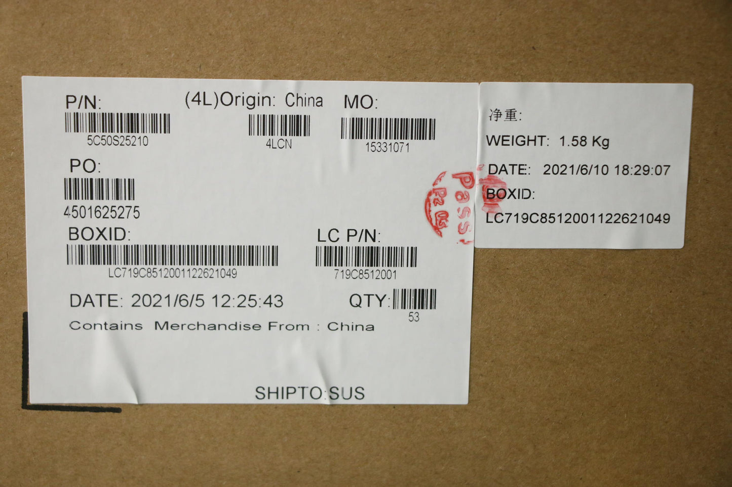 Lenovo Cardpop Usb Board L 82Jw - 5C50S25210