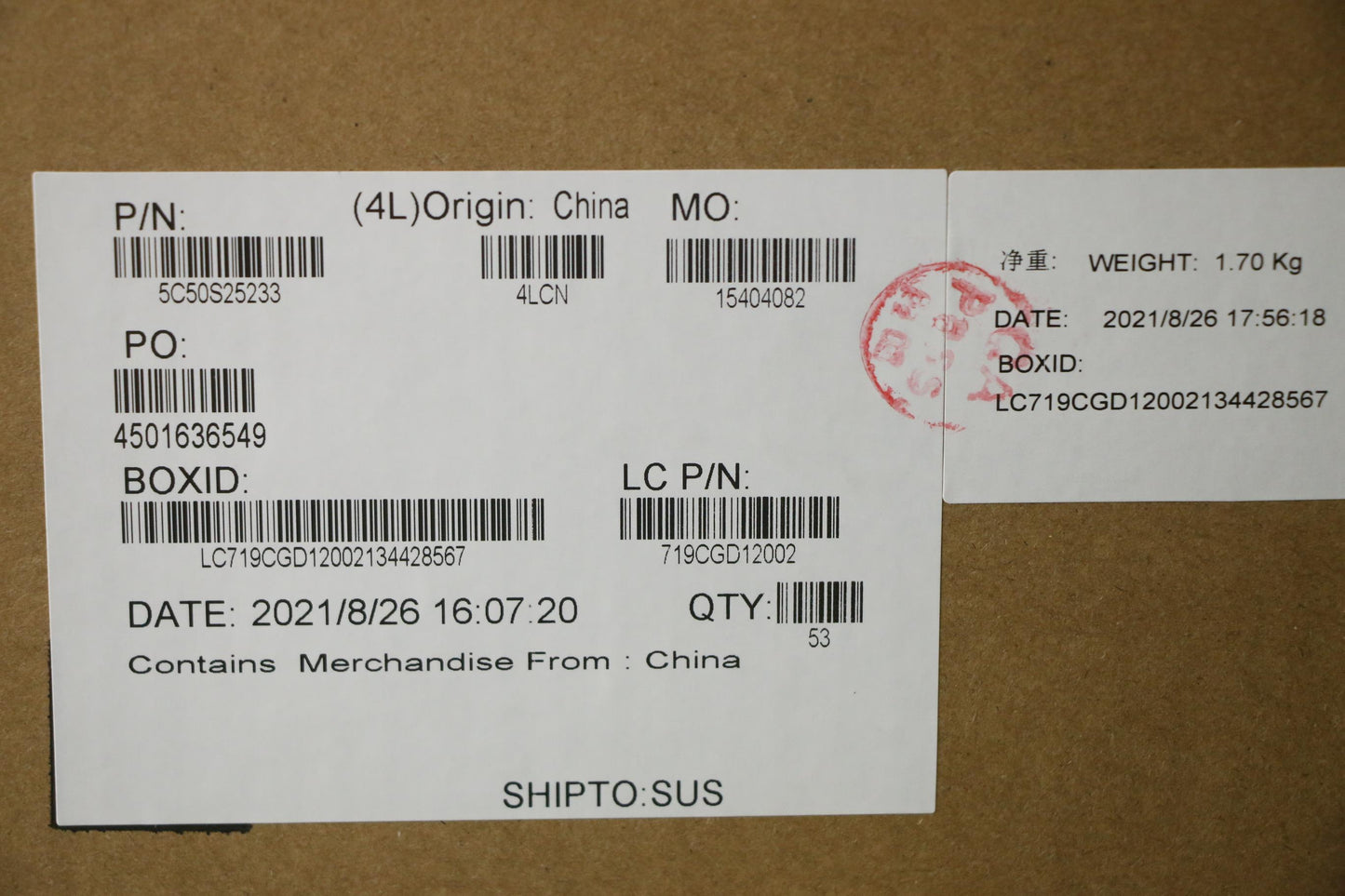 Lenovo Cardpop Usb Board L 82K6 - 5C50S25233