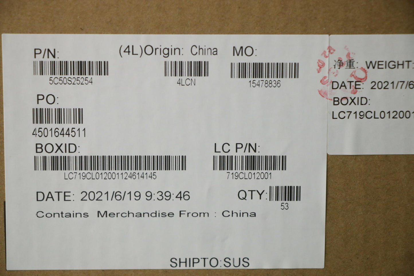 Lenovo Cardpop Usb Board L 82Jn - 5C50S25254