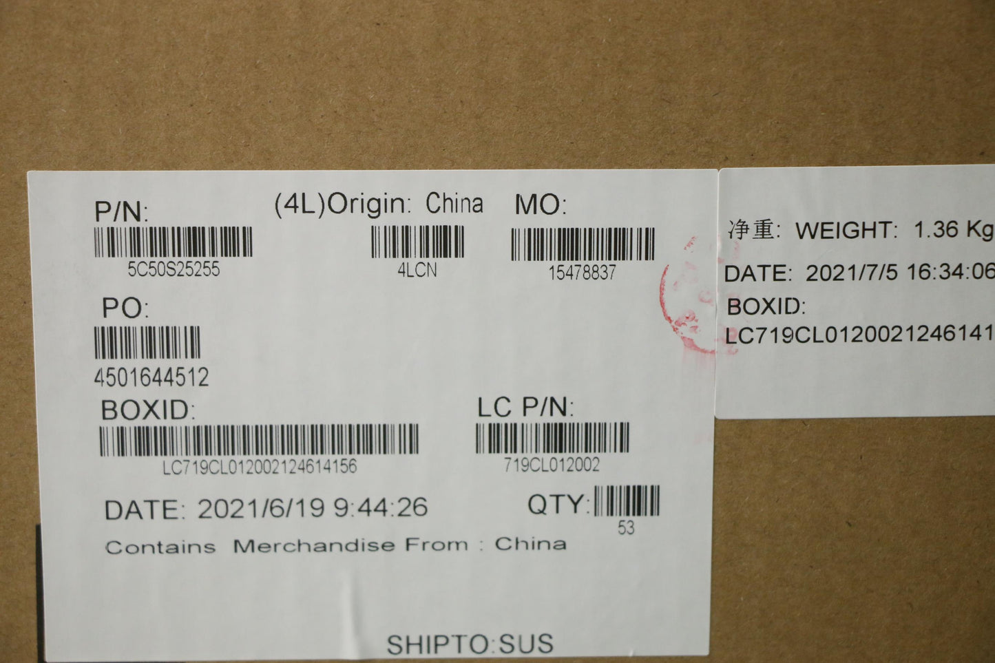 Lenovo Cardpop Power Board L 82Jn - 5C50S25255