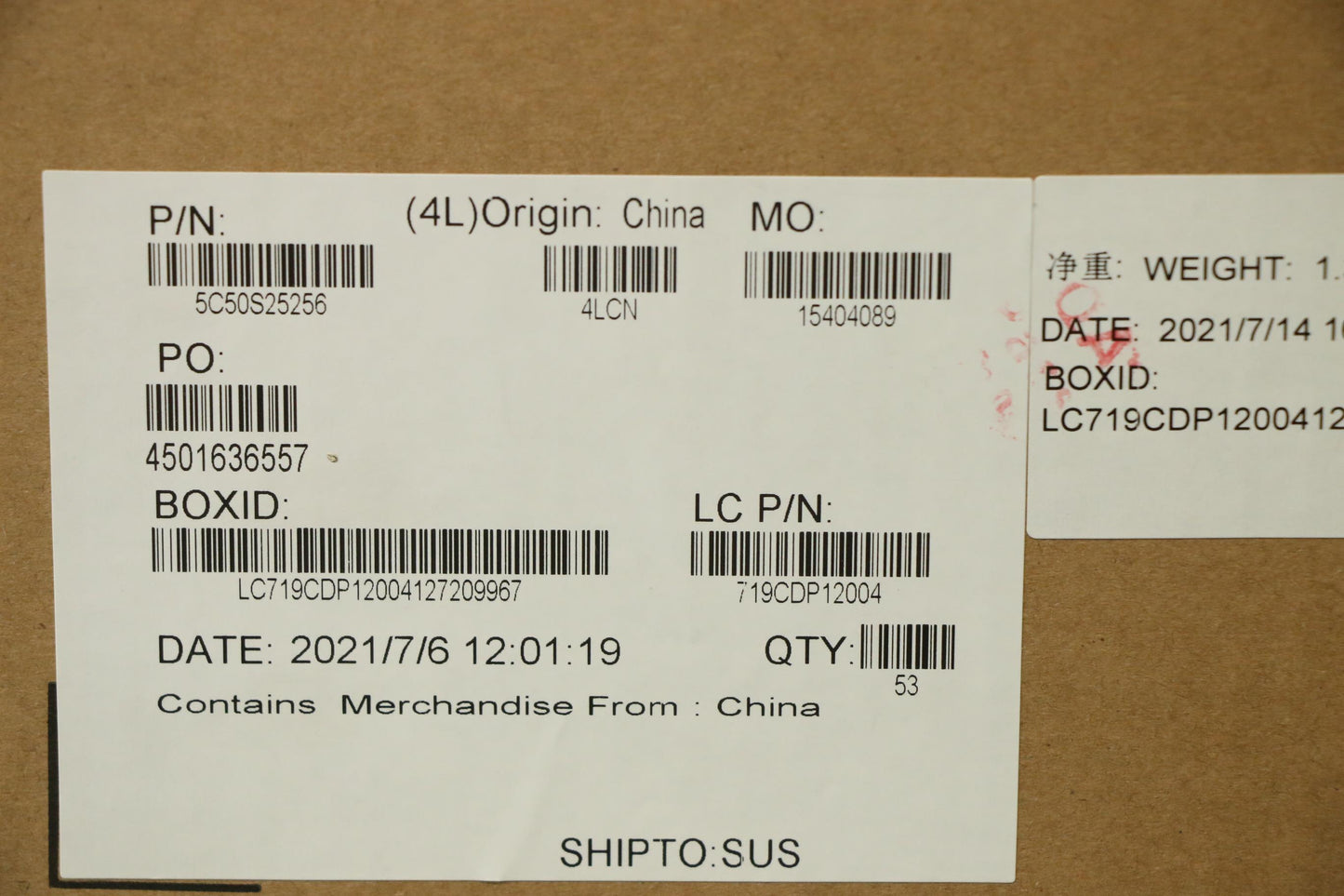Lenovo Cardpop Cardpop L 82M7 Nsd635 - 5C50S25256