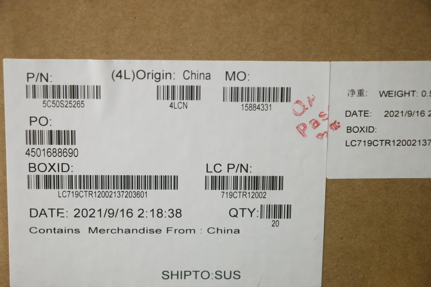 Lenovo Cardpop Usb Board L 21B1 - 5C50S25265