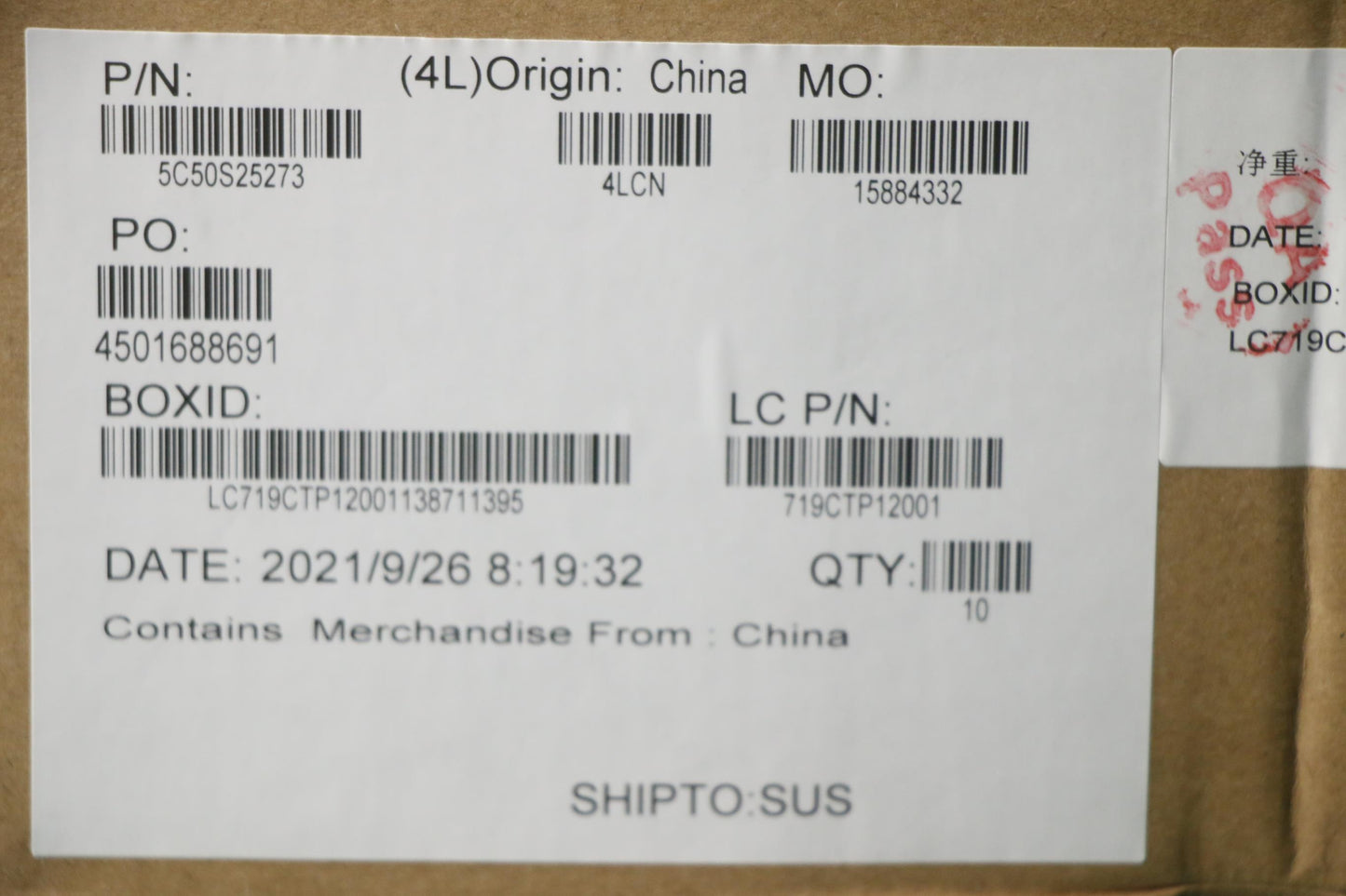 Lenovo Cardpop Usb Board L 82Lx - 5C50S25273