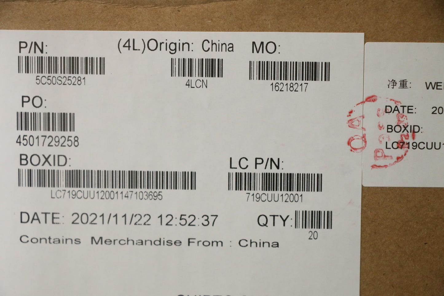 Lenovo Cardpop Usb Board L 82Qy - 5C50S25281
