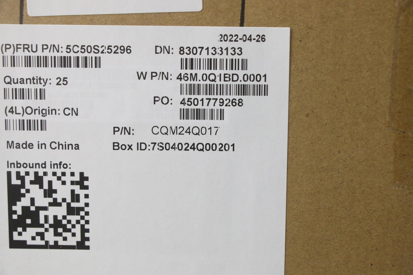 Lenovo Cardpop Usb Board W 21Ar Net - 5C50S25296