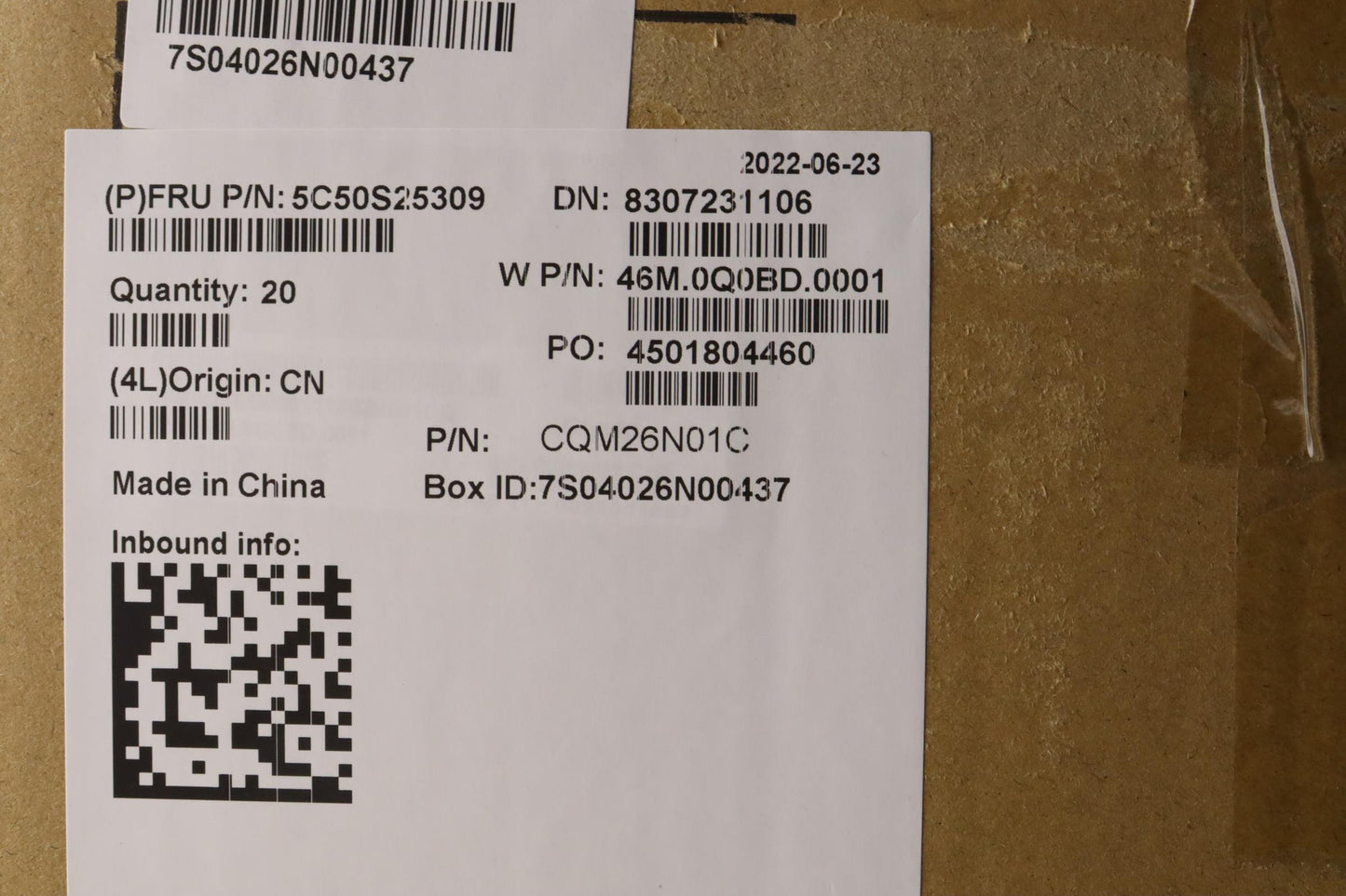 Lenovo Cardpop Usb Board W 21At - 5C50S25309
