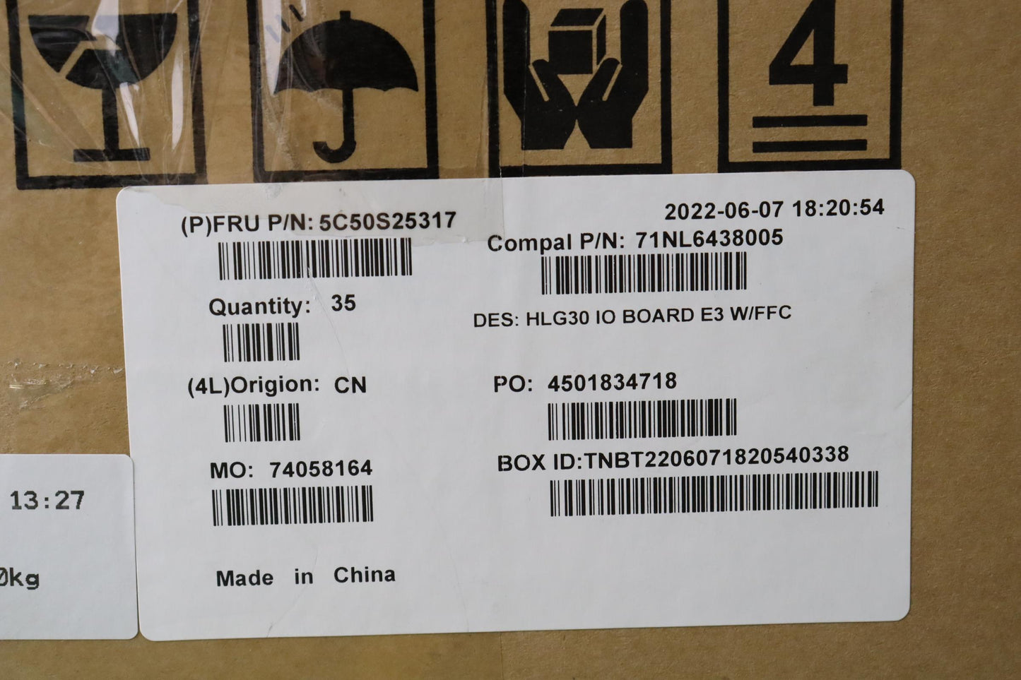 Lenovo Cardpop Usb Board C 82S9 Wffc - 5C50S25317