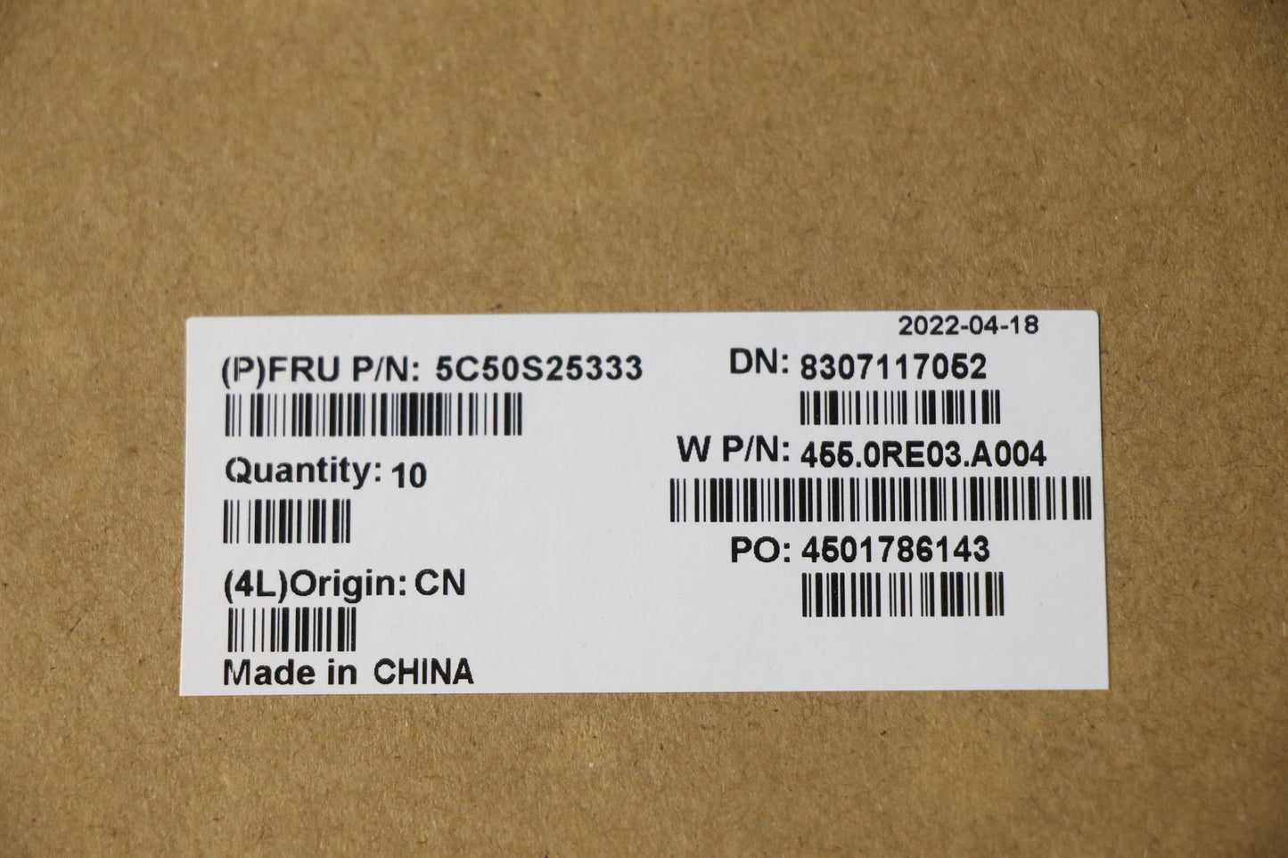 Lenovo Cardpop Sensorboard W 82R9 - 5C50S25333
