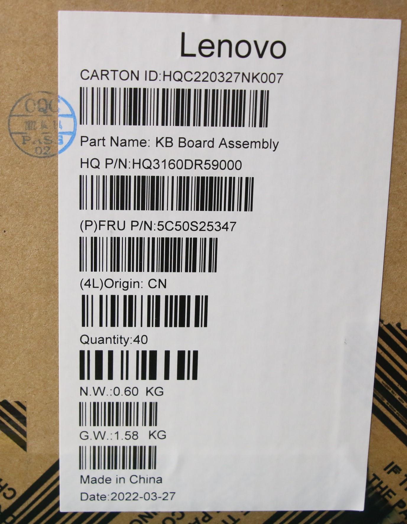 Lenovo Cardpop Usb Board H 82T6 Right - 5C50S25347