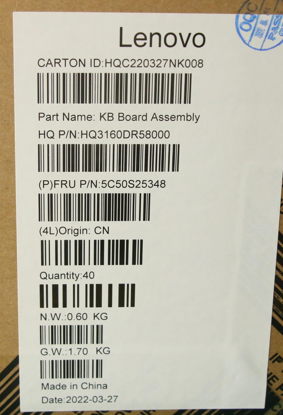 Lenovo Cardpop Usb Board H 82T6 Left - 5C50S25348