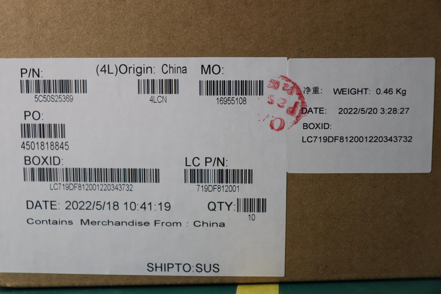 Lenovo USB Board - 5C50S25369