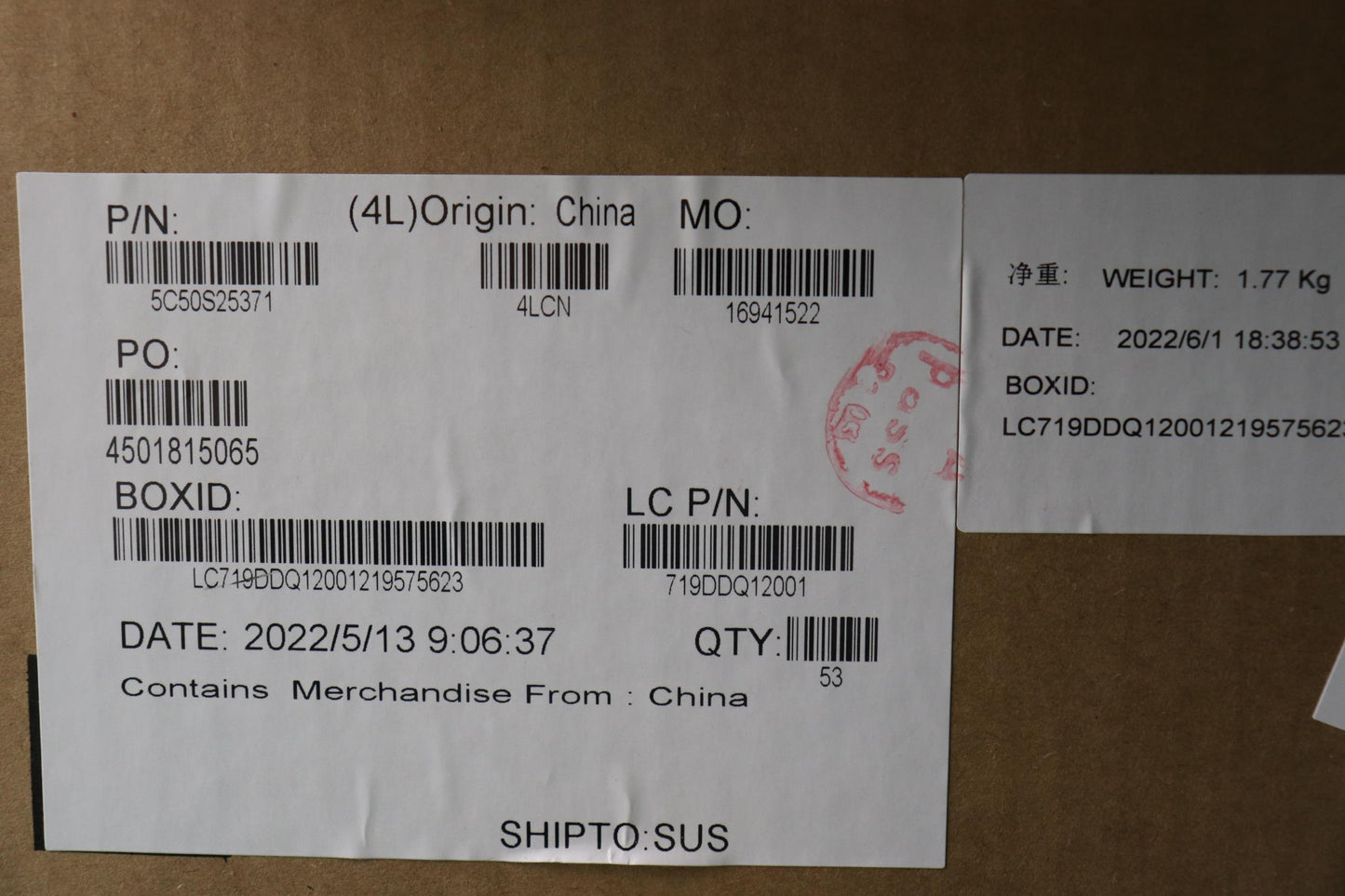 Lenovo USB Board L 82QG - 5C50S25371