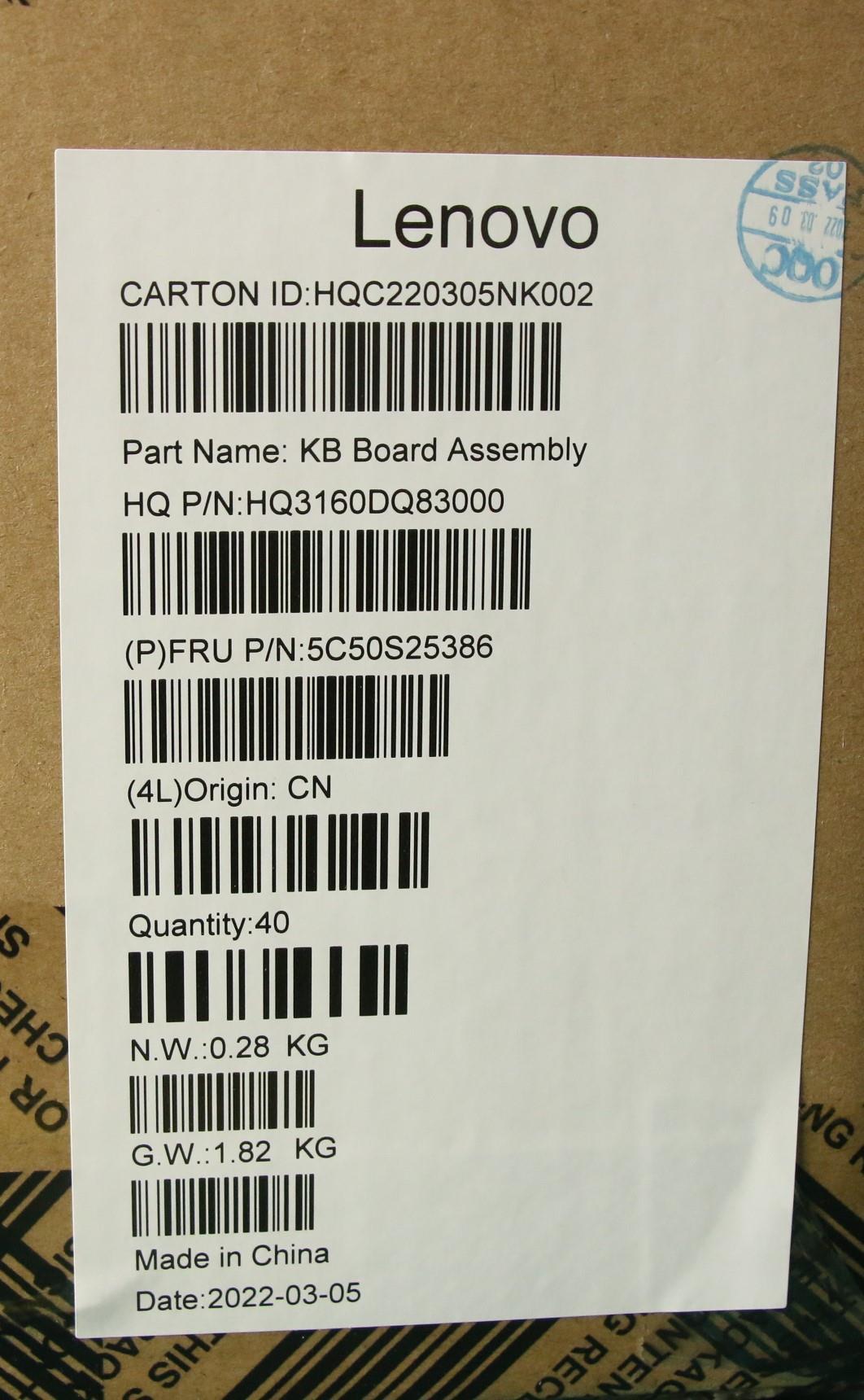 Lenovo Cardpop Usb Board H 21Cx_Et_W/ - 5C50S25386