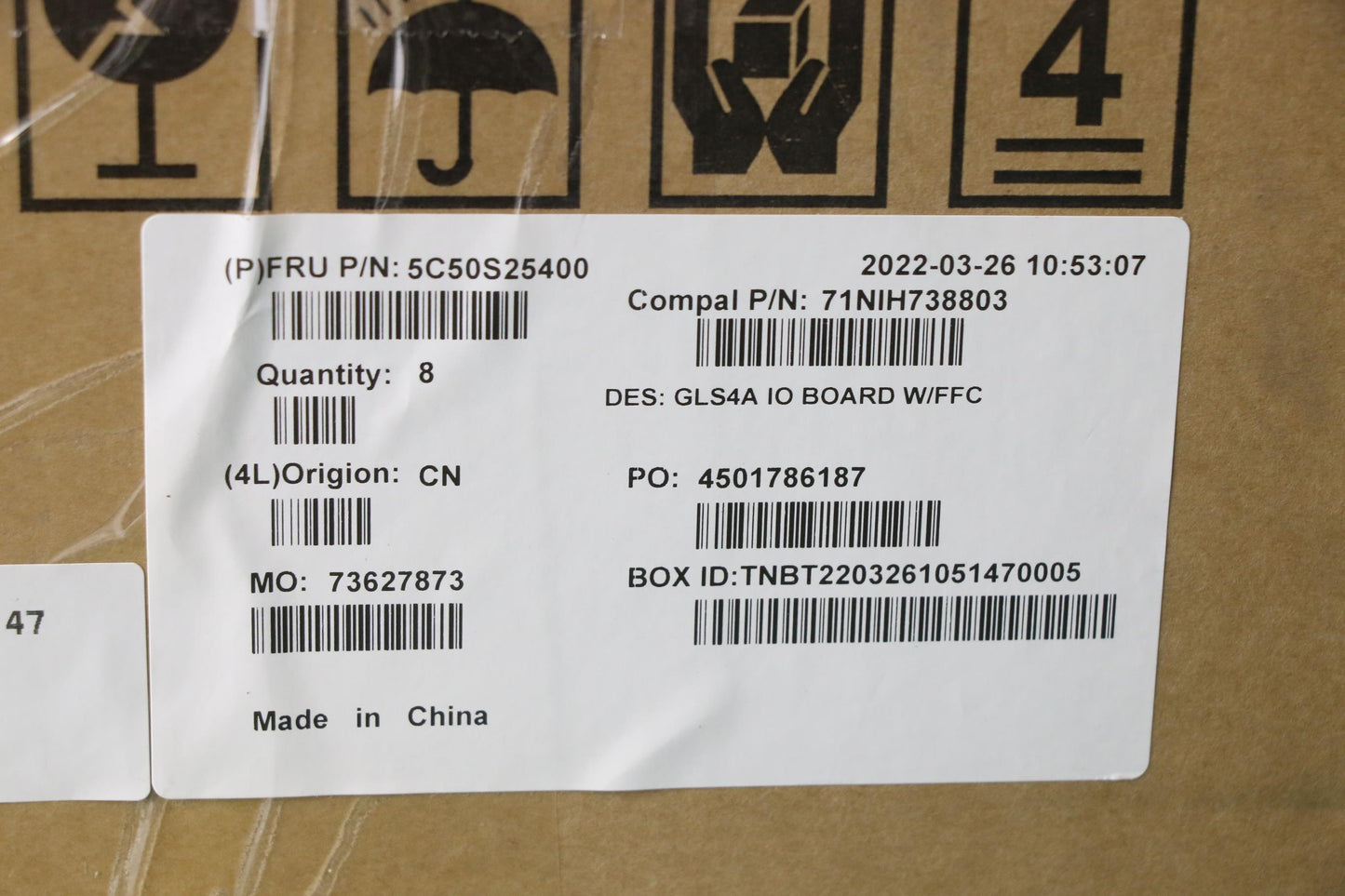 Lenovo Cardpop Usb Board C 82Se W/Ffc - 5C50S25400