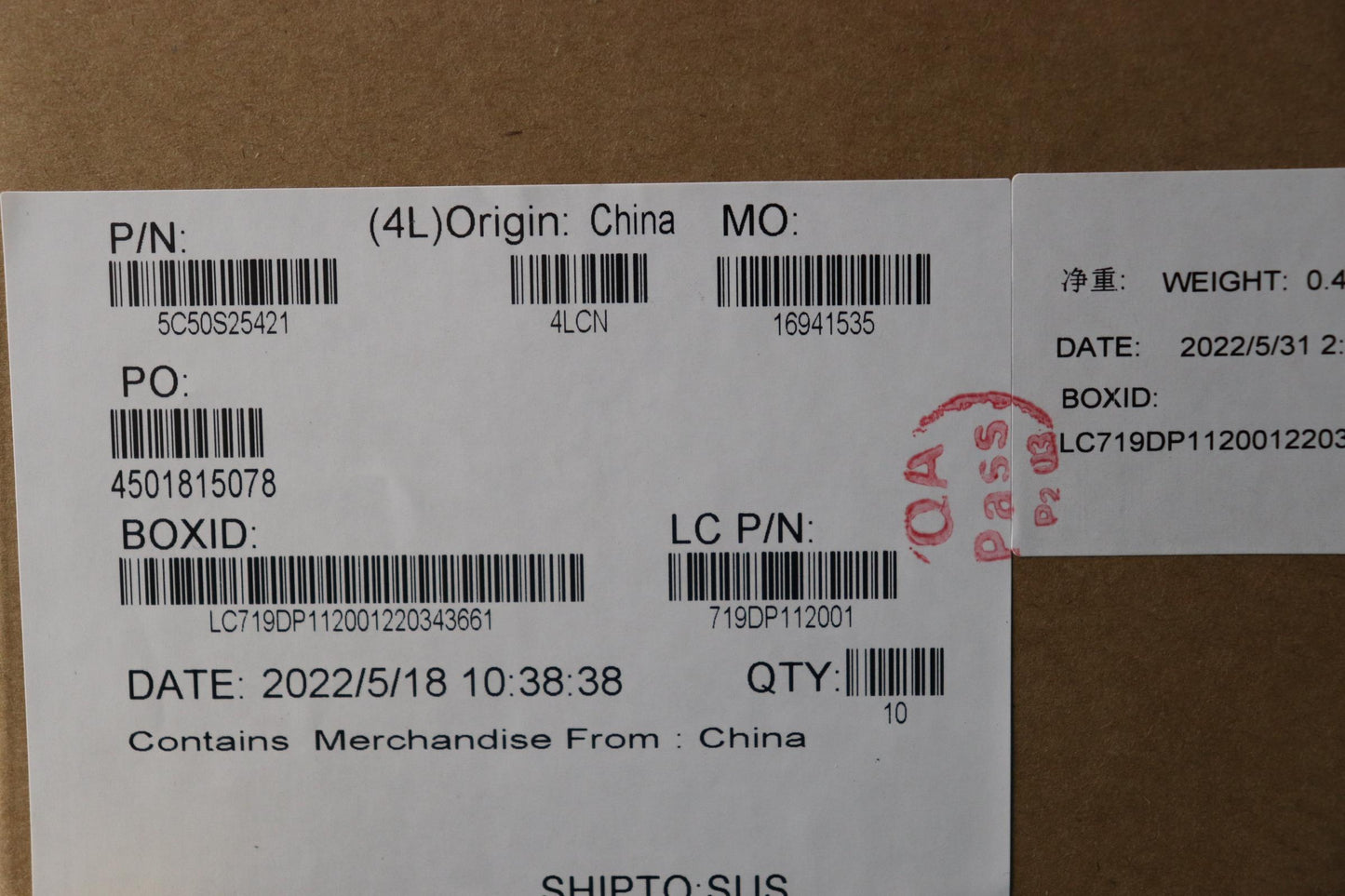 Lenovo USB Board L 82U9 - 5C50S25421