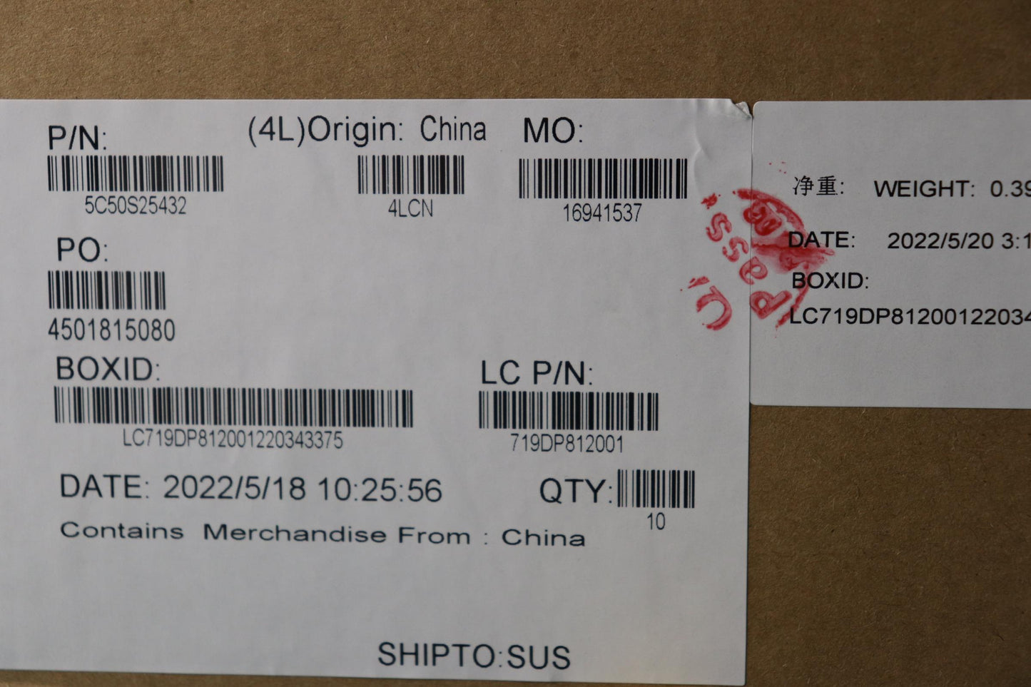 Lenovo USB Board - 5C50S25432