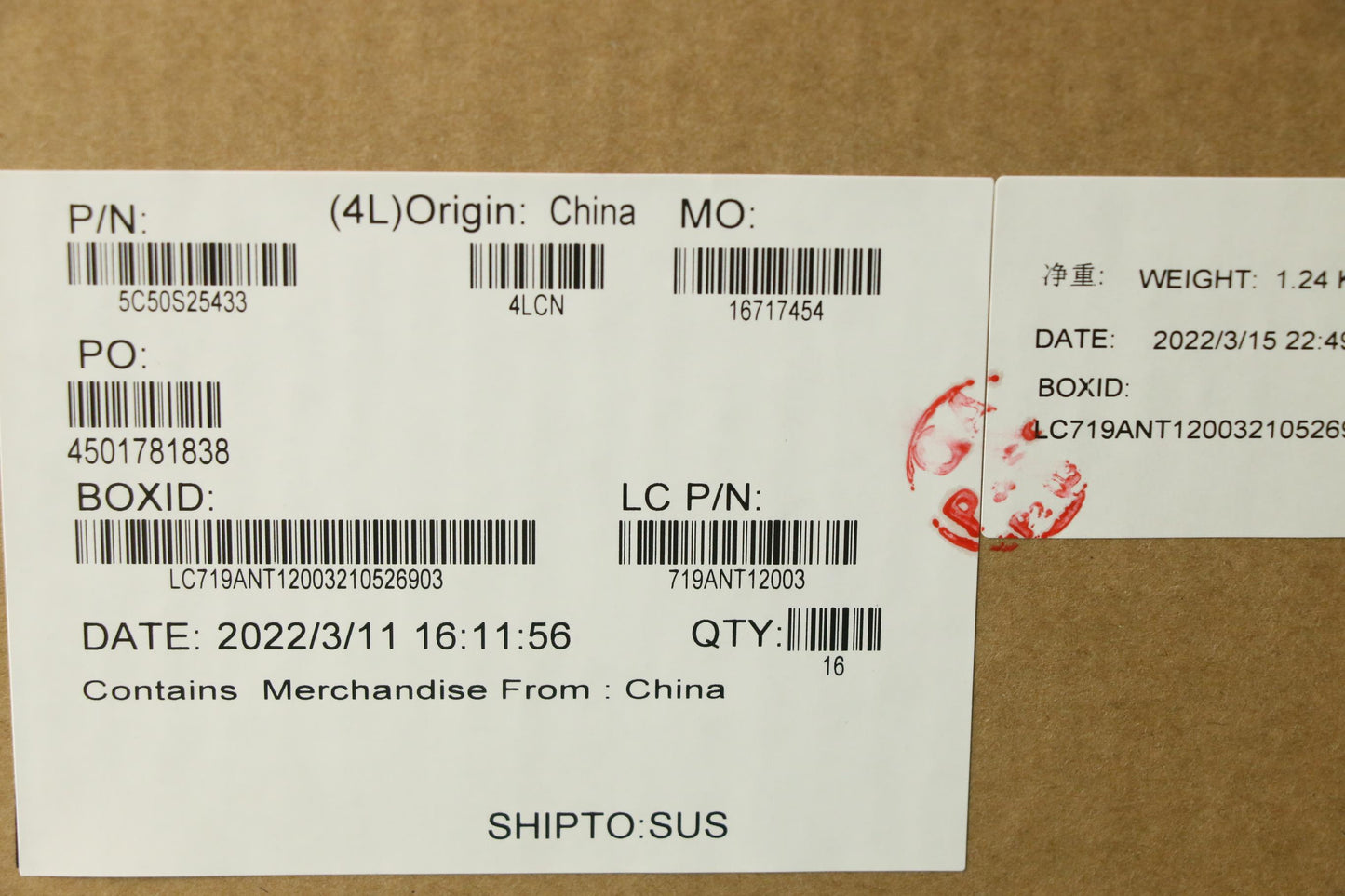 Lenovo USB Board L 81WA for NFP Main - 5C50S25433