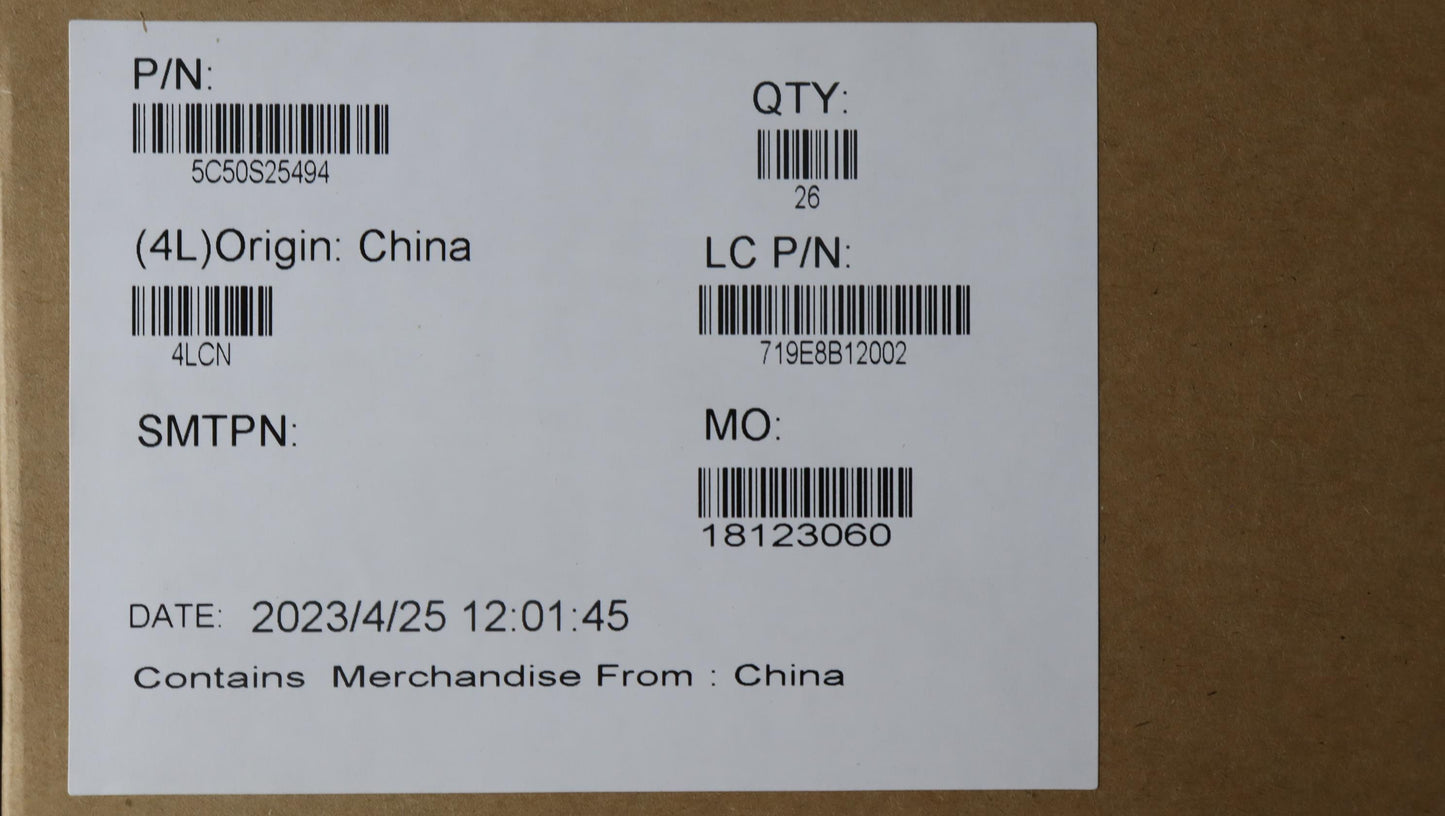 Lenovo Cardpop Sensor_Board L 82Xh Se - 5C50S25494