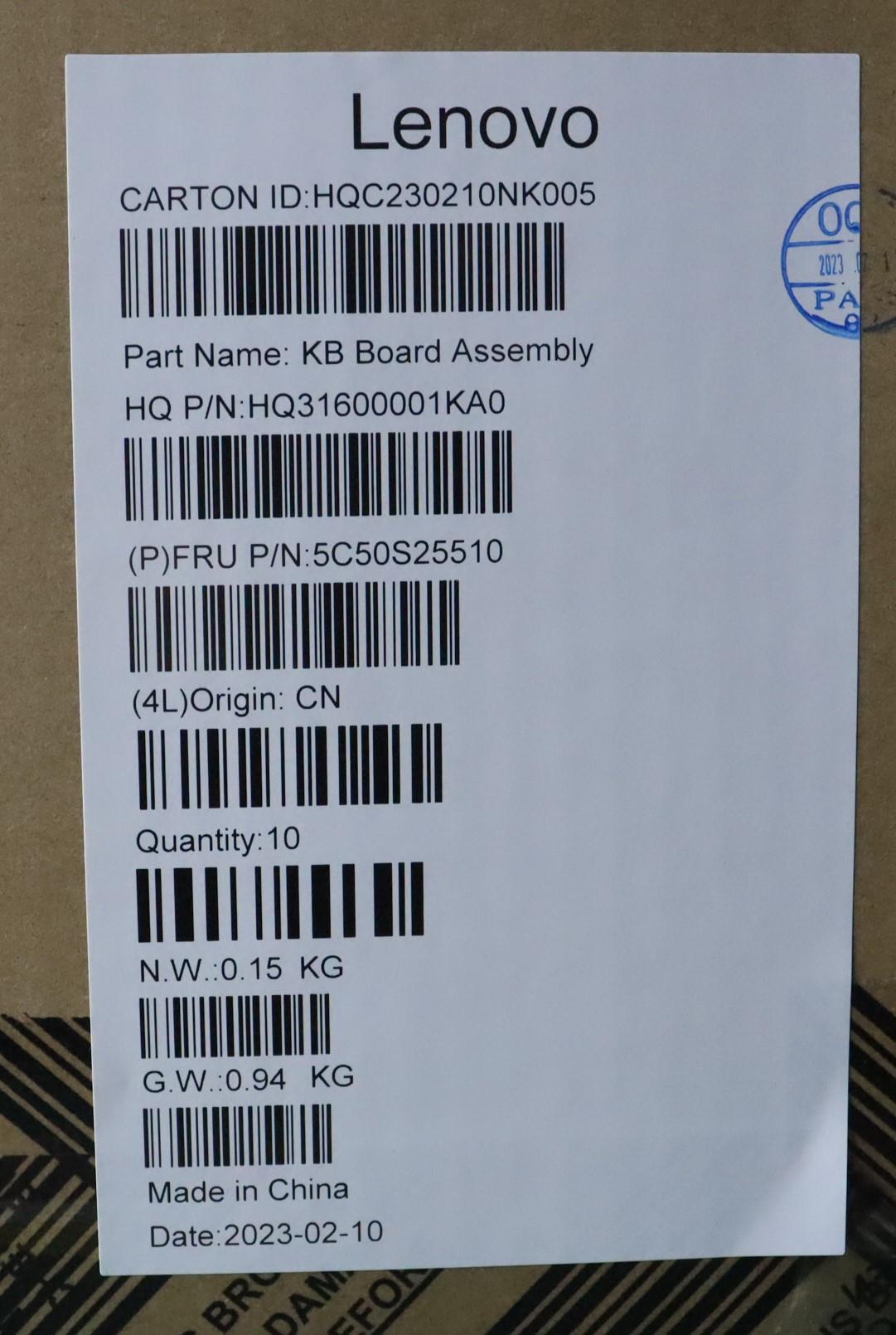 Lenovo Cardpop Usb Board H 83Br Left - 5C50S25510
