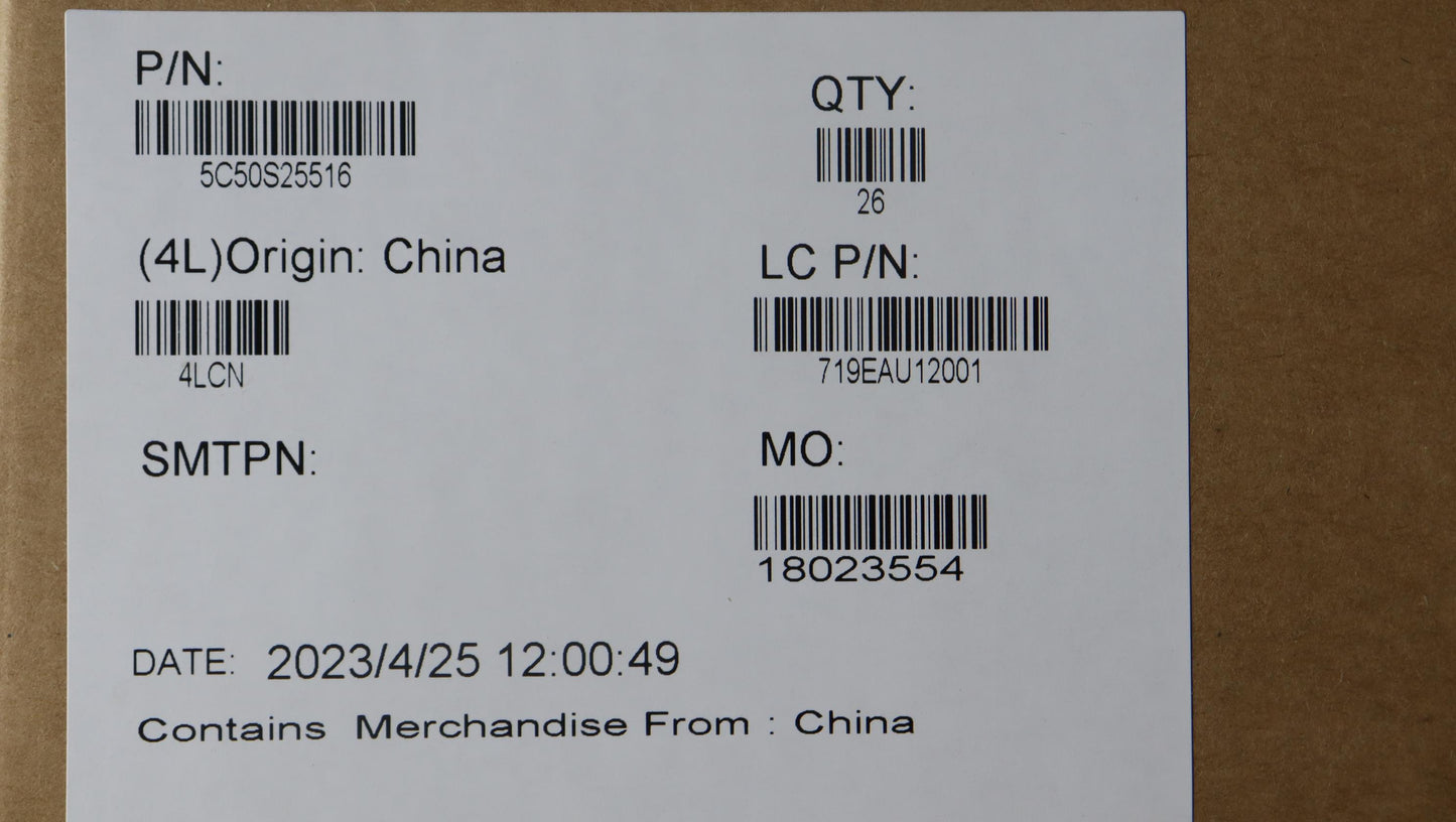 Lenovo Cardpop Cardpop L 82Wm Usb/B - 5C50S25516