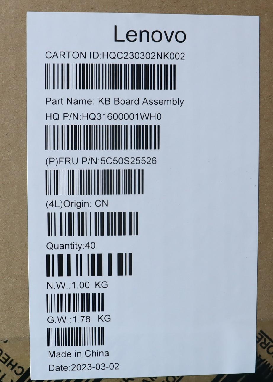 Lenovo Cardpop Usb Board H 82Y7 - 5C50S25526