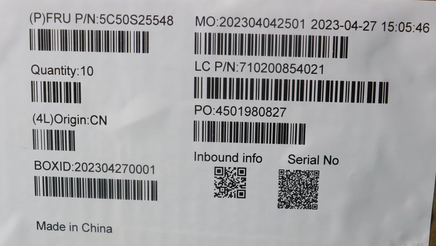 Lenovo Cardpop Cardpop Wt 82Xk Rear C - 5C50S25548