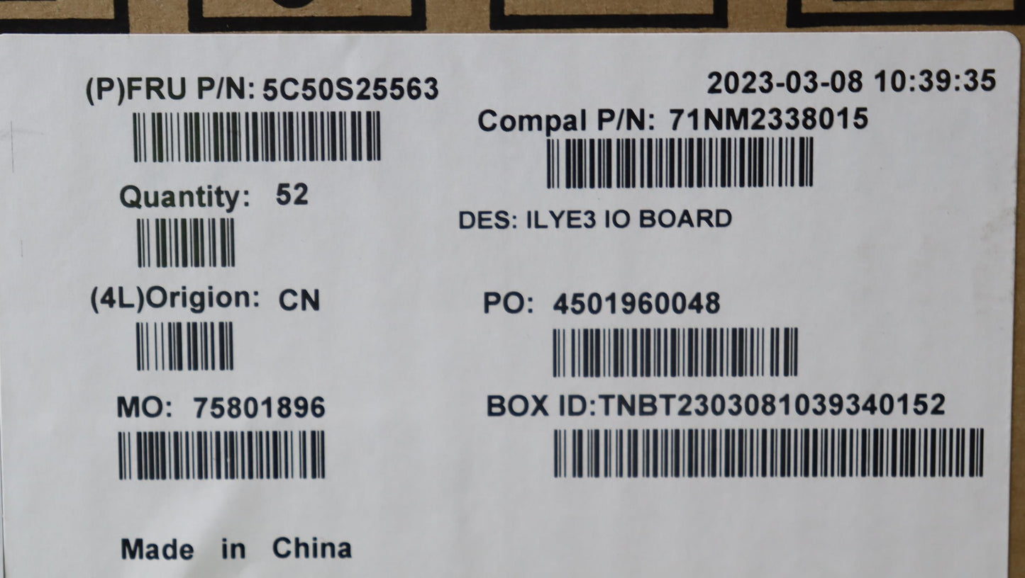 Lenovo Cardpop Io Board C 82Ya - 5C50S25563