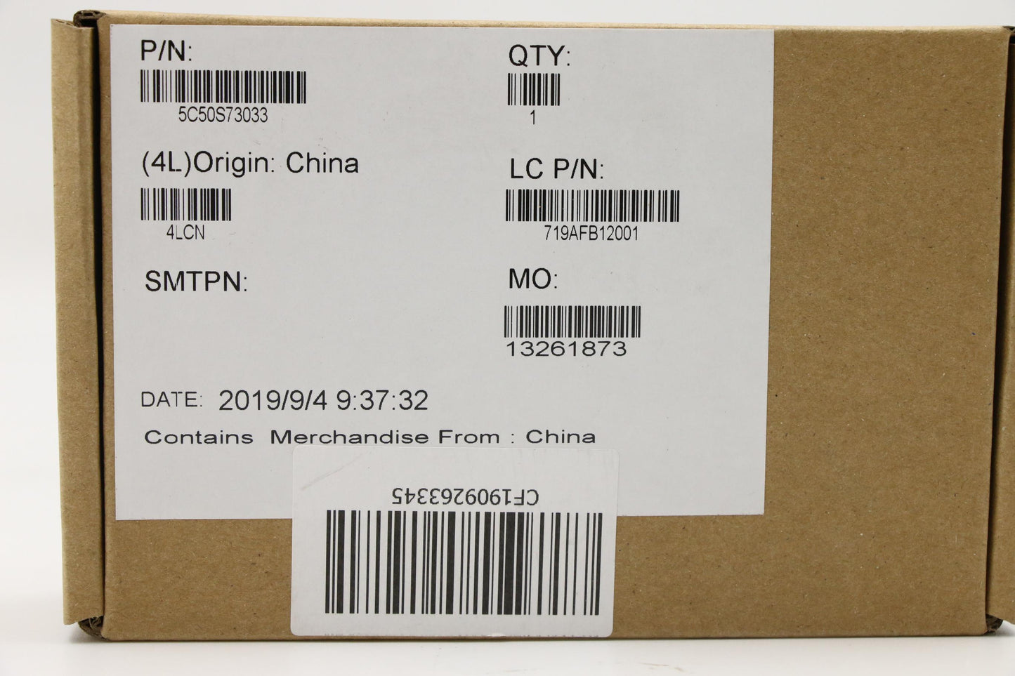 Lenovo Power Board with FPC and Power Button - 5C50S73033