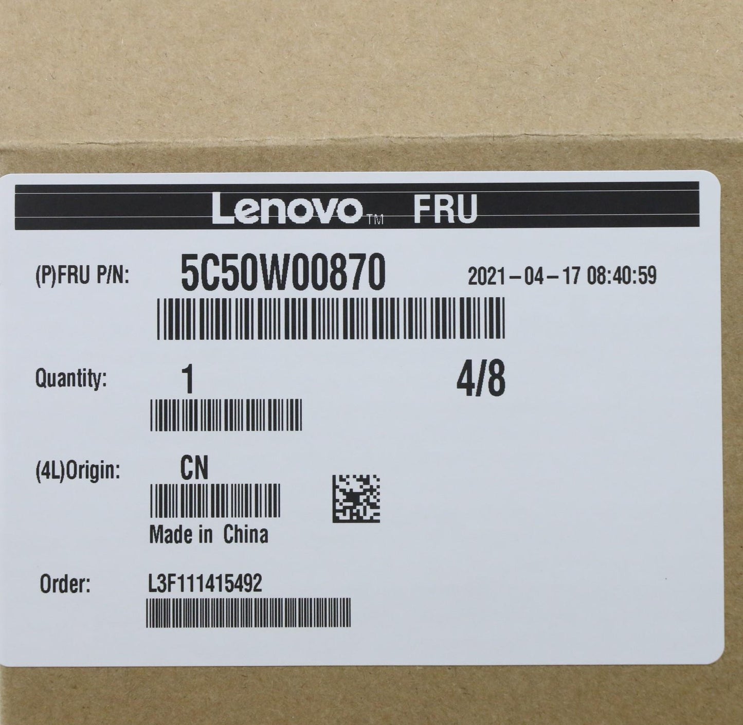 Lenovo Cardpop Thunderbolt Hp Native - 5C50W00870