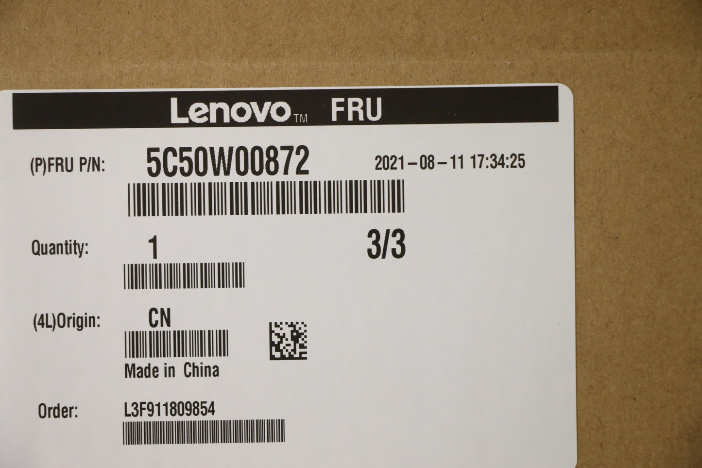 Lenovo Cardpop Thunderbolt Tiny Nativ - 5C50W00872