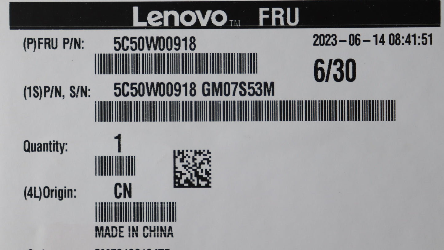 Lenovo Cardpop 2Xports Usb 32 Card - 5C50W00918