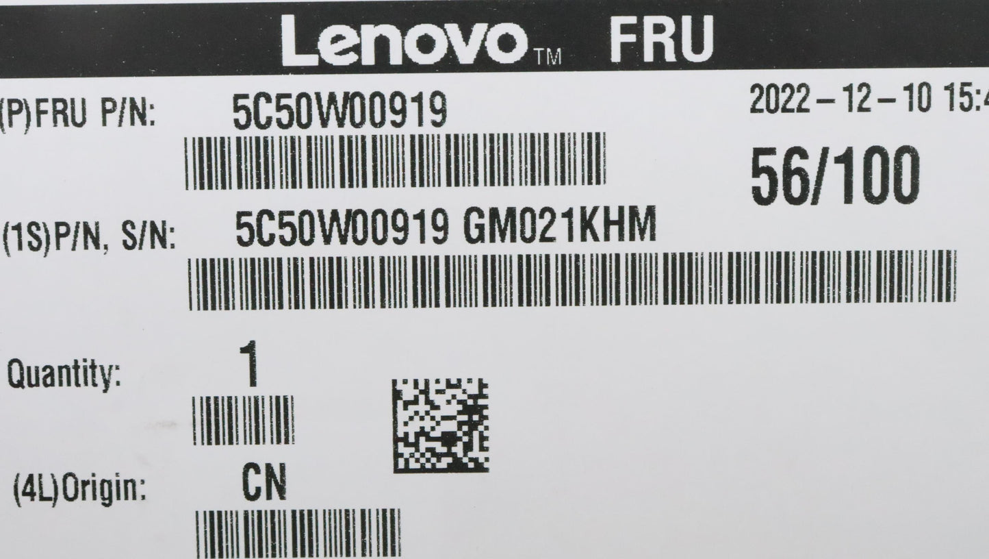 Lenovo Rear 4Xusb(3.2 Gen1)Port - 5C50W00919