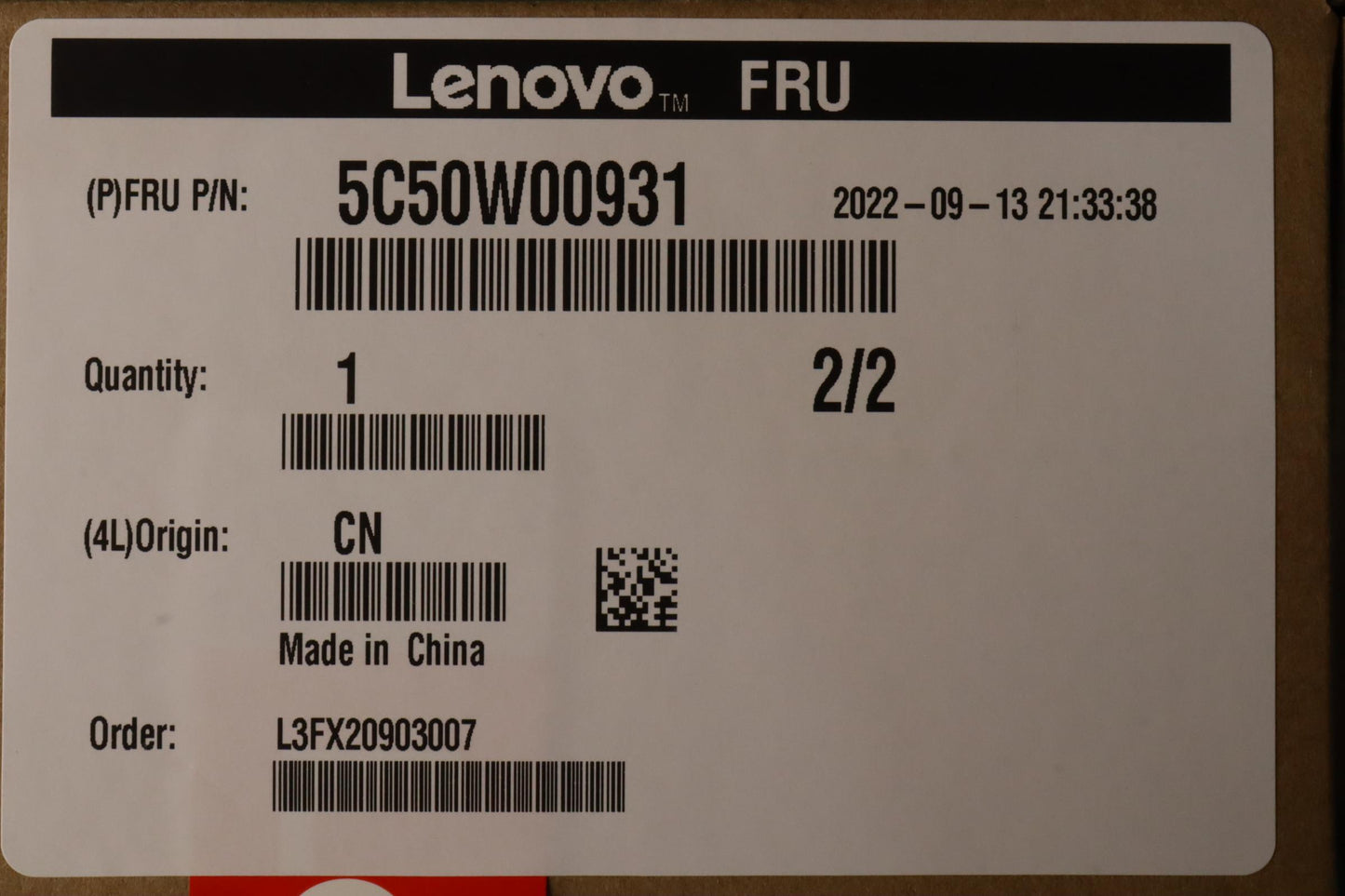 Lenovo (5C50W00931) Tiny8 BTB DP Card, New ID