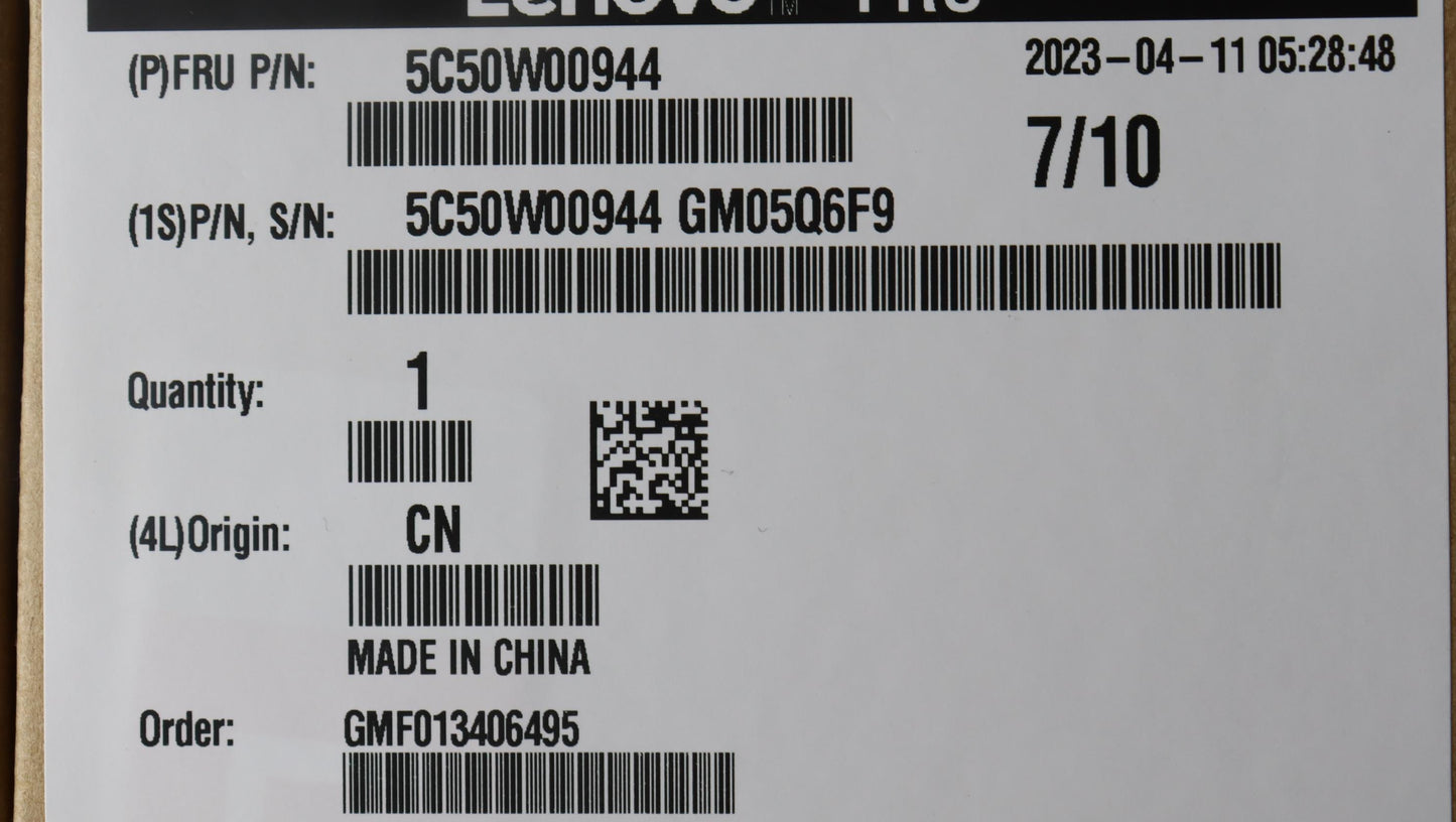 Lenovo Cardpop Bld Btb Dual Dp Card B - 5C50W00944
