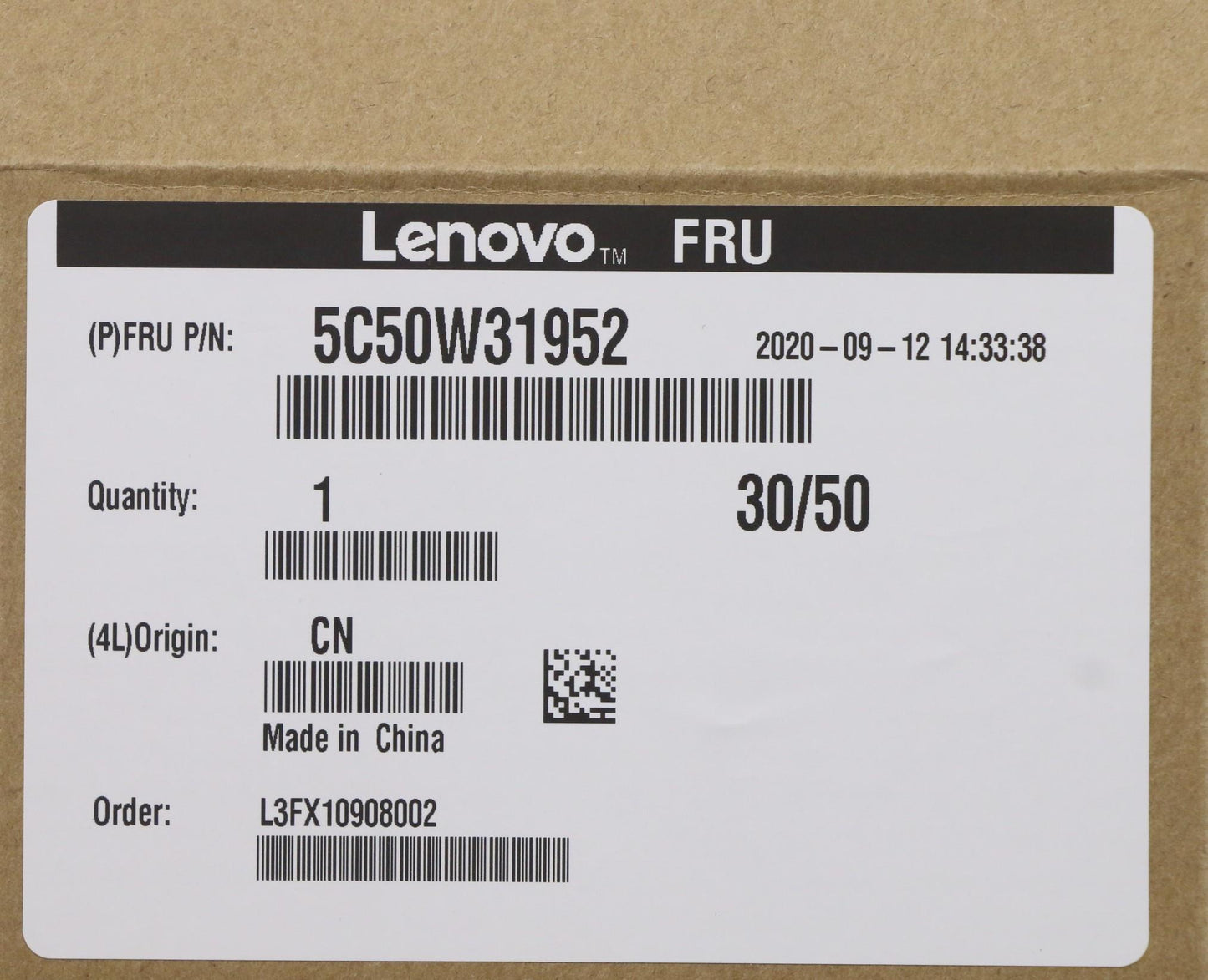 Lenovo Cards Misc Internal; Usb, Audi - 5C50W31952