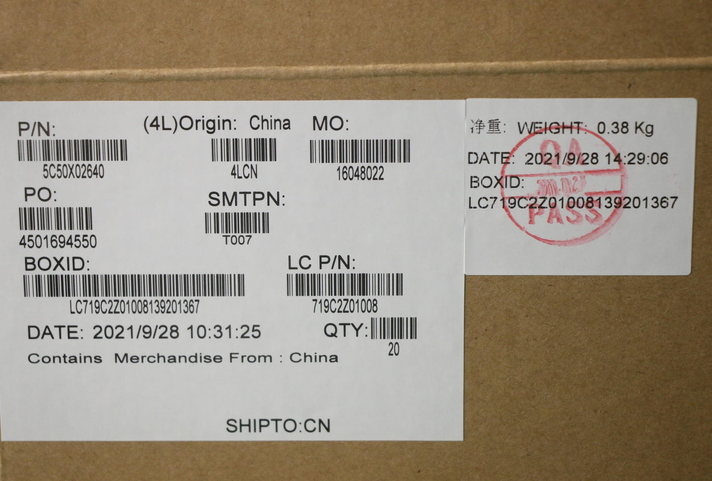 Lenovo Cardpop Fru Serval Hpd Module - 5C50X02640
