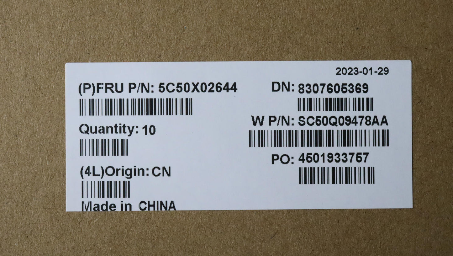 Lenovo Cardpop Fru Audio Subcard Hotr - 5C50X02644