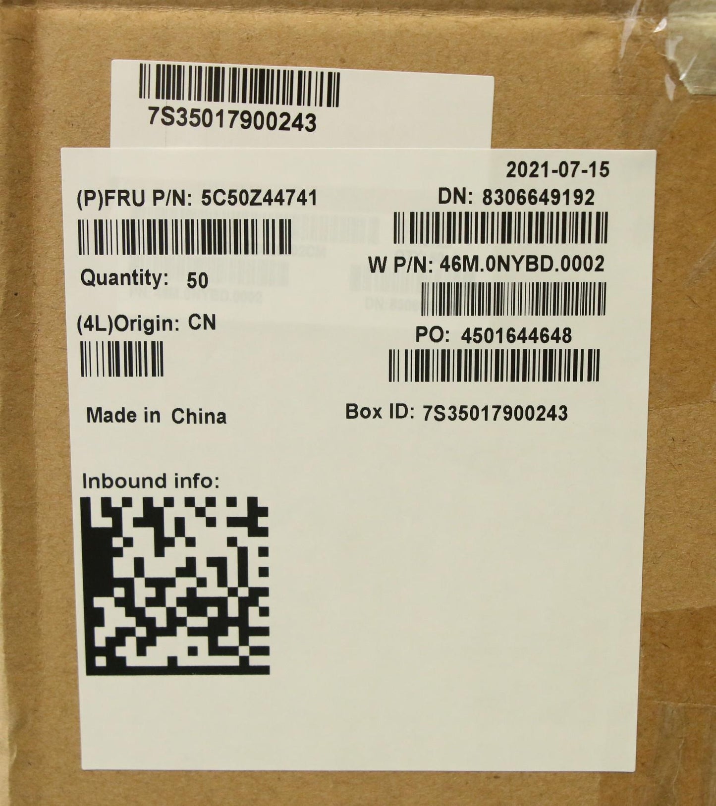 Lenovo Cardpop Fru Sub Card Sim Board - 5C50Z44741