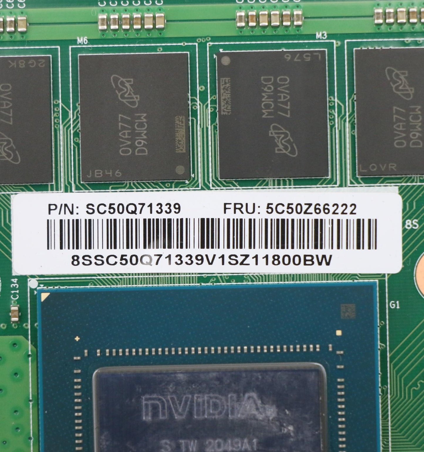 Lenovo 5C50Z66222 Cardpop N18E-G1-B Graphic