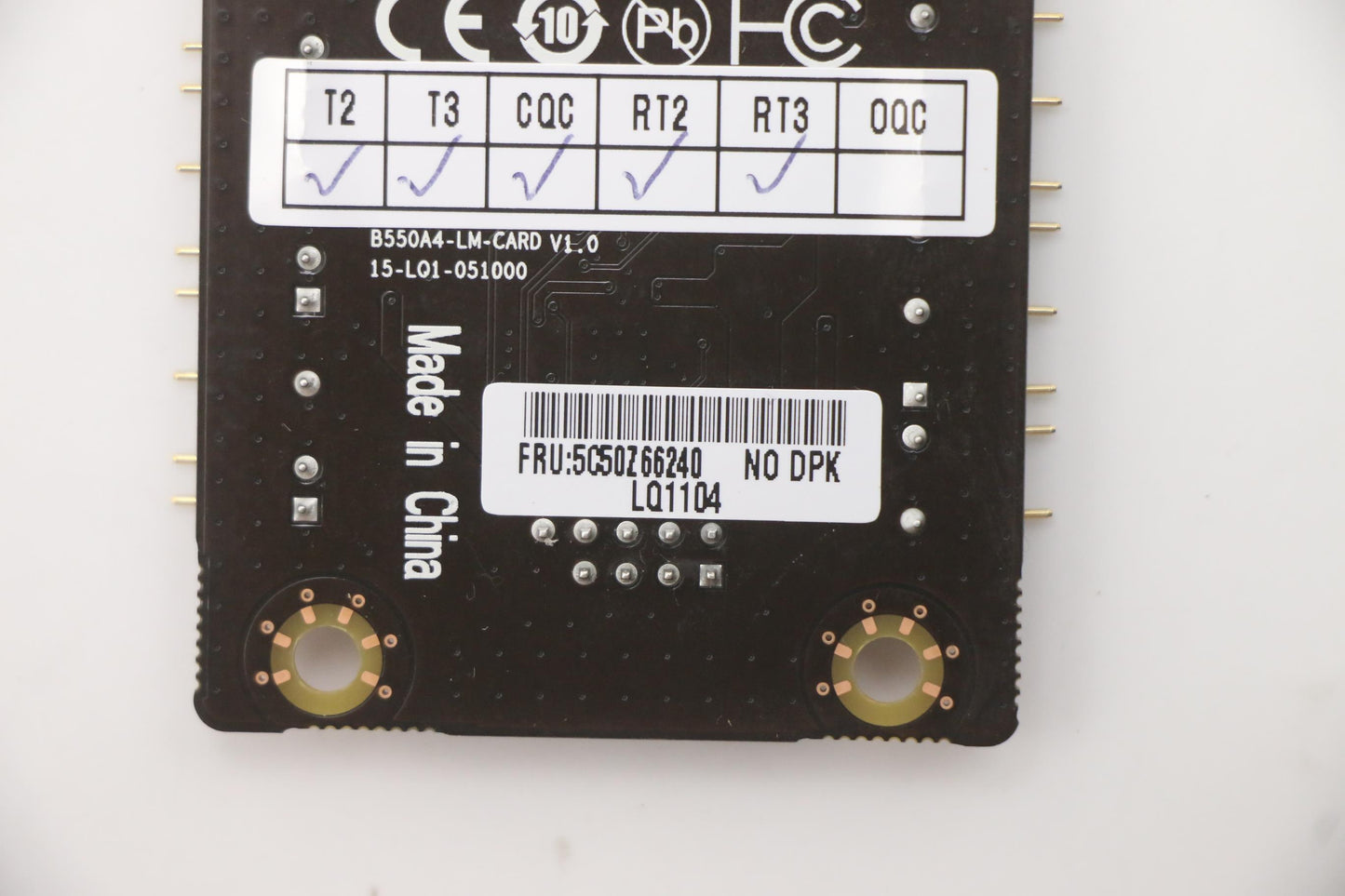 Lenovo Cardpop Lighting Control Db Re - 5C50Z66240