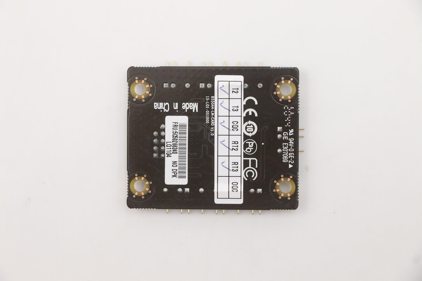 Lenovo Cardpop Lighting Control Db Re - 5C50Z66240