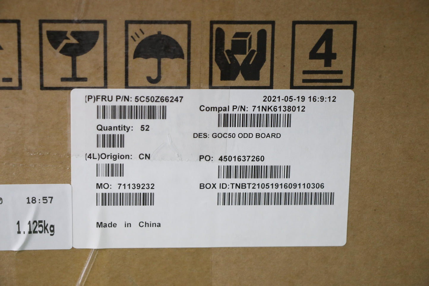 Lenovo Cardpop Pcb 3B1 Ls-K892P Rev0 - 5C50Z66247